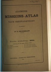 book Allgemeier Missions-Atlas / Asien