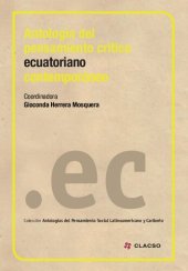 book Antología del pensamiento crítico ecuatoriano contemporáneo