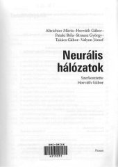 book Neurális hálózatok