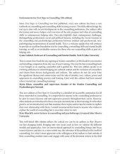 book First steps in counselling : an introductory companion