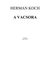 book A vacsora