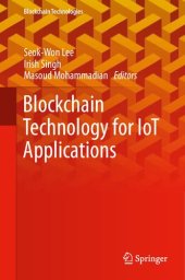 book Blockchain Technology for IoT Applications (Blockchain Technologies)