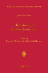 book The Literature of Pre-Islamic Iran: Companion Volume I: History of Persian Literature A, Vol XVII