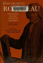 book Discourse on the Sciences and Arts (First Discourse) and Polemics