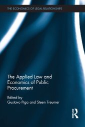 book The Applied Law and Economics of Public Procurement