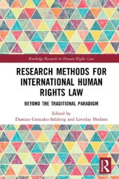 book Research Methods for International Human Rights Law: Beyond the traditional paradigm