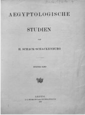 book Ägyptologische Studien