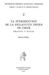 book La introducción de la esclavitud negra en Chile