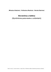 book Slovenčina a čeština (synchrónne porovnanie s cvičeniami)