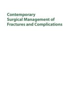 book Contemporary Surgical Management of Fractures and Complications Pediatrics