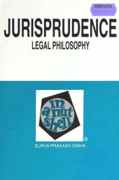 book Jurisprudence: Legal Philosophy in a Nutshell, First Edition