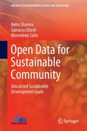 book Open data for sustainable community : glocalized sustainable development goals