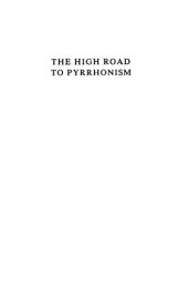 book The High Road to Pyrrhonism