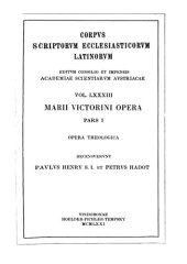 book Marii Victorini Opera