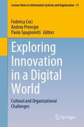 book Exploring Innovation in a Digital World: Cultural and Organizational Challenges