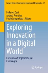 book Exploring Innovation in a Digital World: Cultural and Organizational Challenges