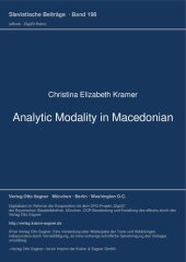 book Analytic Modality in Macedonian