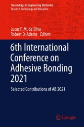 book 6th International Conference on Adhesive Bonding 2021: Selected Contributions of AB 2021