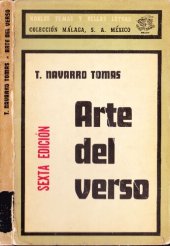 book Arte del verso 6a ed.