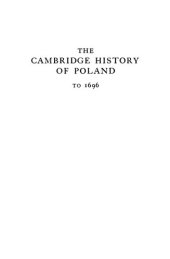 book The Cambridge History of Poland, Vol. 2: From Augustus II to Pilsudski