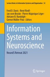 book Information Systems and Neuroscience. NeuroIS Retreat 2021