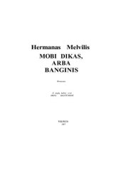 book Mobi Dikas, arba Banginis : romanas