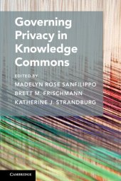 book Governing Privacy In Knowledge Commons