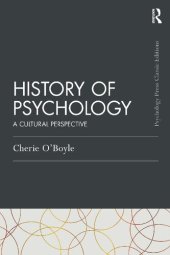 book History of psychology. A cultural perspective.