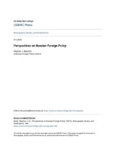 book Perspectives on Russian Foreign Policy