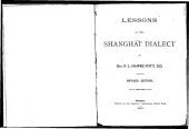 book Lessons in the Shanghai dialect