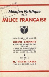 book Mission politique de la Milice française