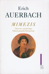 book Mimezis : tikrovės vaizdavimas Vakarų pasaulio literatūroje