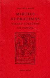 book Mirties supratimas Vakarų kultūros istorijoje : esė rinkinys