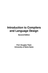 book Introduction to Compilers and Language Design