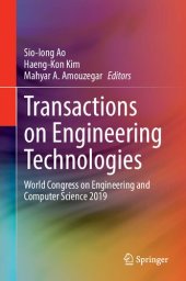 book Transactions on engineering technologies : World Congress on Engineering and Computer Science 2019