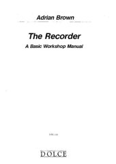 book The recorder: A basic workshop manual