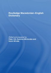 book Routledge Macedonian-English Dictionary