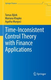 book Time-Inconsistent Control Theory with Finance Applications