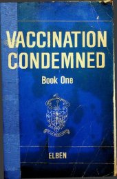 book Vaccination condemned by all competent doctors