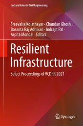 book Resilient Infrastructure: Select Proceedings of VCDRR 2021