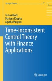 book Time-Inconsistent Control Theory with Finance Applications