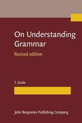 book On understanding grammar