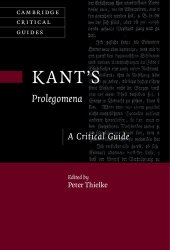 book Kant's Prolegomena: A Critical Guide