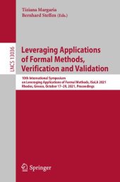 book Leveraging Applications of Formal Methods, Verification and Validation (Lecture Notes in Computer Science)