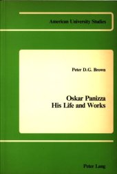 book Oskar Panizza : His Life and Works