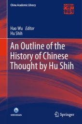 book An Outline of the History of Chinese Thought by Hu Shih