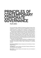 book Principles of Contemporary Corporate Governance (4th Edition)