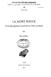 book La Mort Rouge: Homicide, guerre et souillure en Grèce ancienne