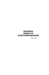 book Classical Theory of Electromagnetism