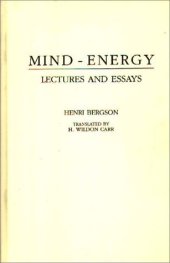 book Mind-Energy: Lectures and Essays